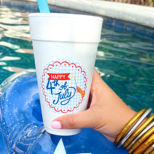 happy sips custom | Styrofoam Cup