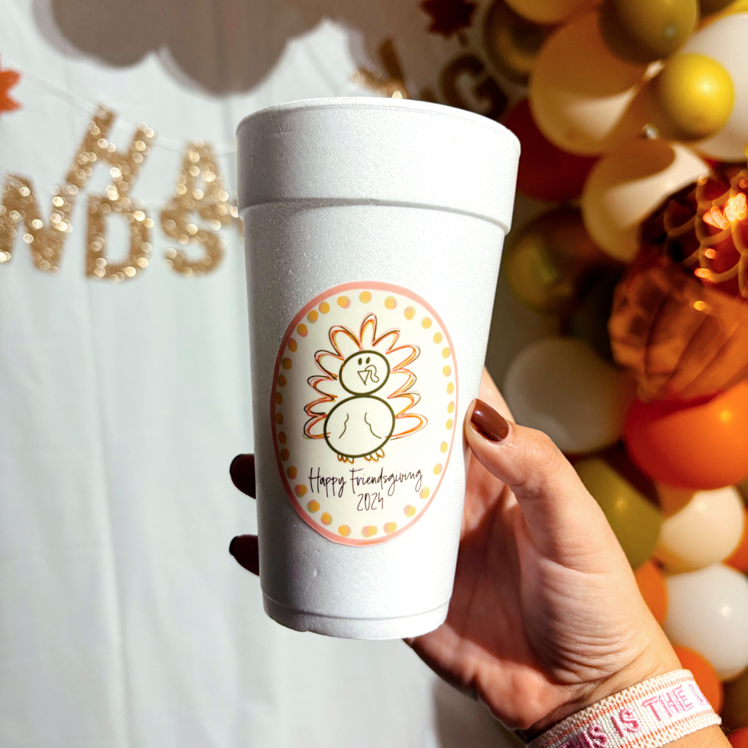 happy sips custom | Styrofoam Cup